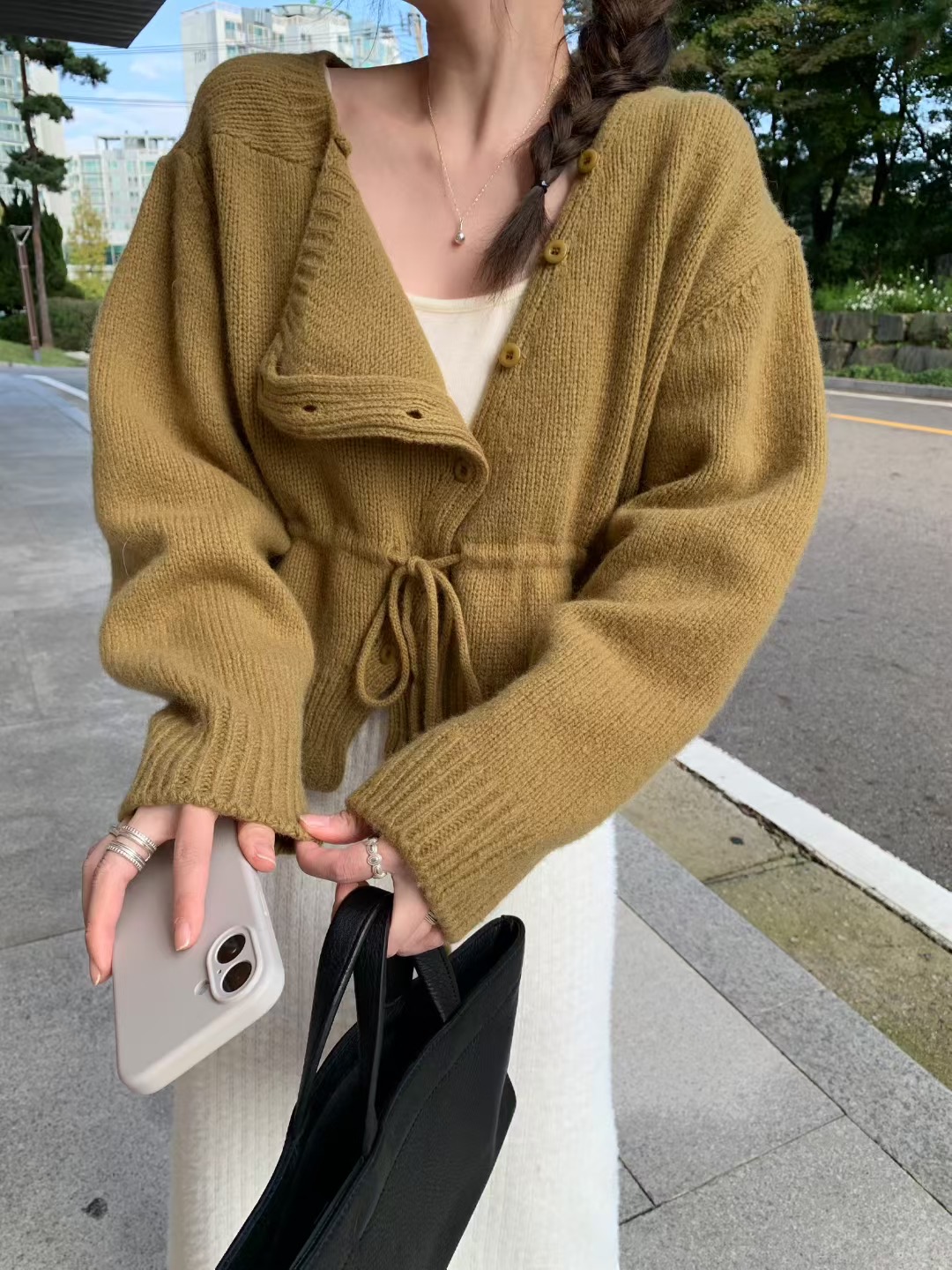 MELLOUNGE-멜라운지-T東大門㊣直郵女裝新款熱賣人氣針織衫MELLOUNGE-T針織衫圖色1