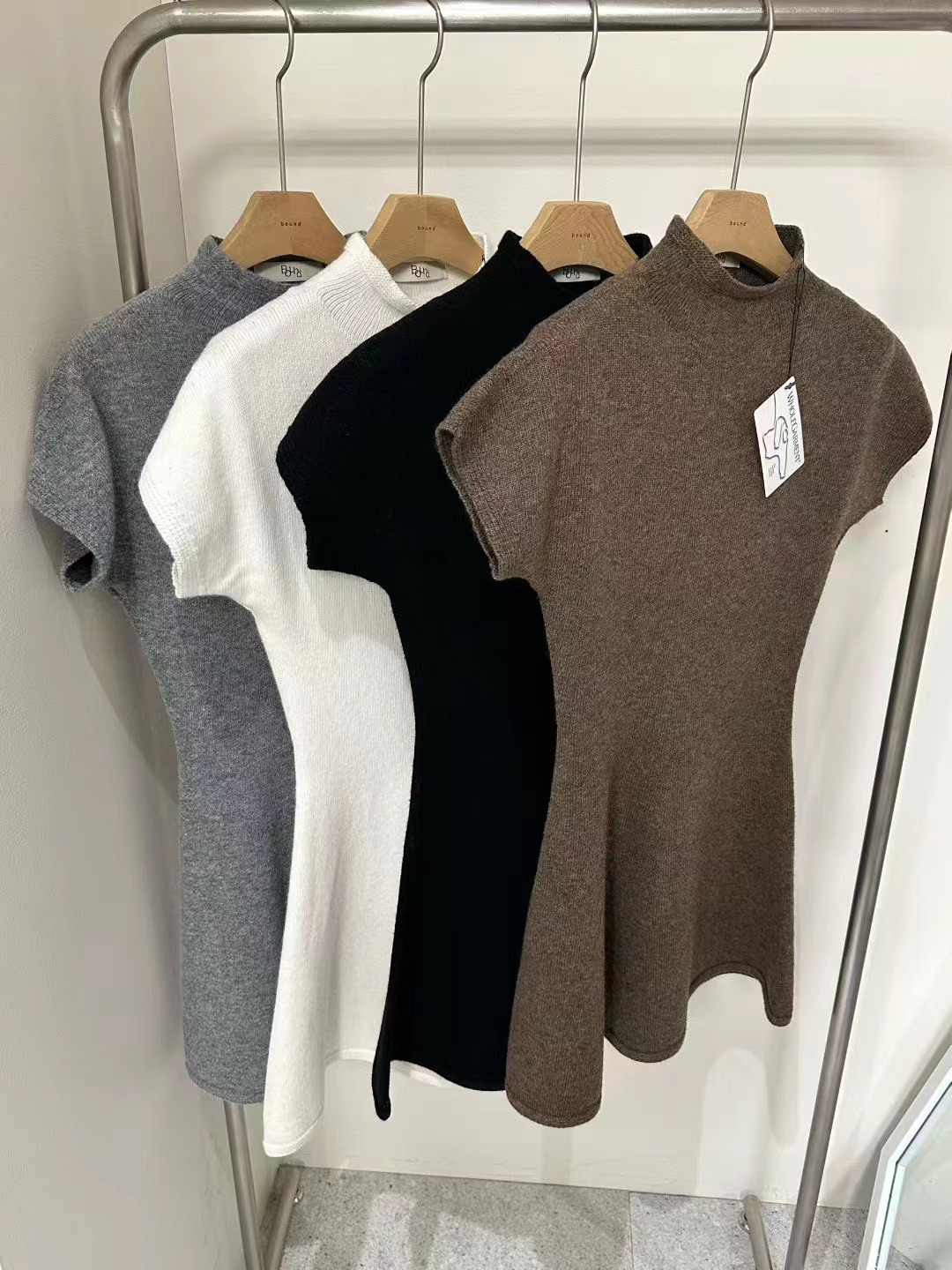 BOUND東大門㊣代購女士新品職業熱賣休閑推薦25秋冬真品連衣裙BOUND連衣裙