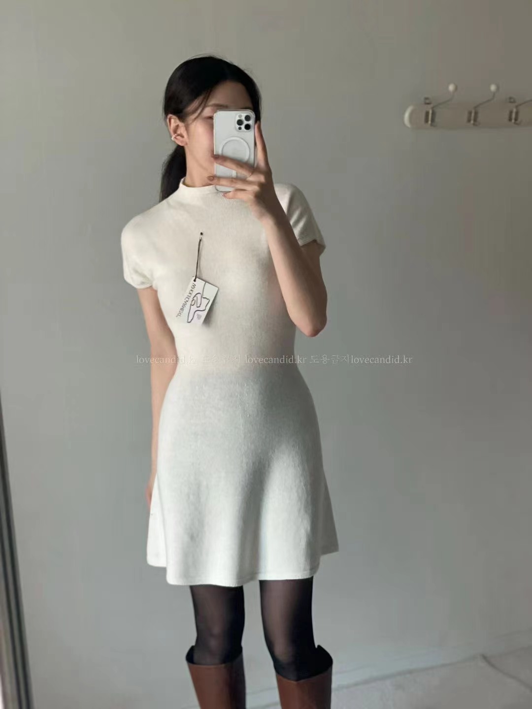 BOUND東大門㊣代購女士新品職業熱賣休閑推薦25秋冬真品連衣裙BOUND連衣裙圖色1