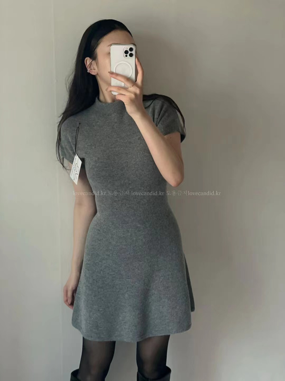 BOUND東大門㊣代購女士新品職業熱賣休閑推薦25秋冬真品連衣裙BOUND連衣裙圖色3