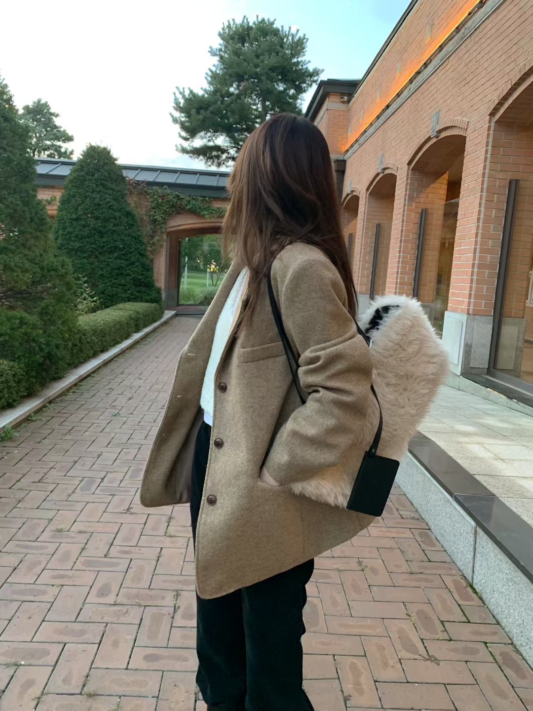 MELLOUNGE-멜라운지-T韓國代購㊣女士新款熱賣中長款大衣MELLOUNGE-T中長款大衣