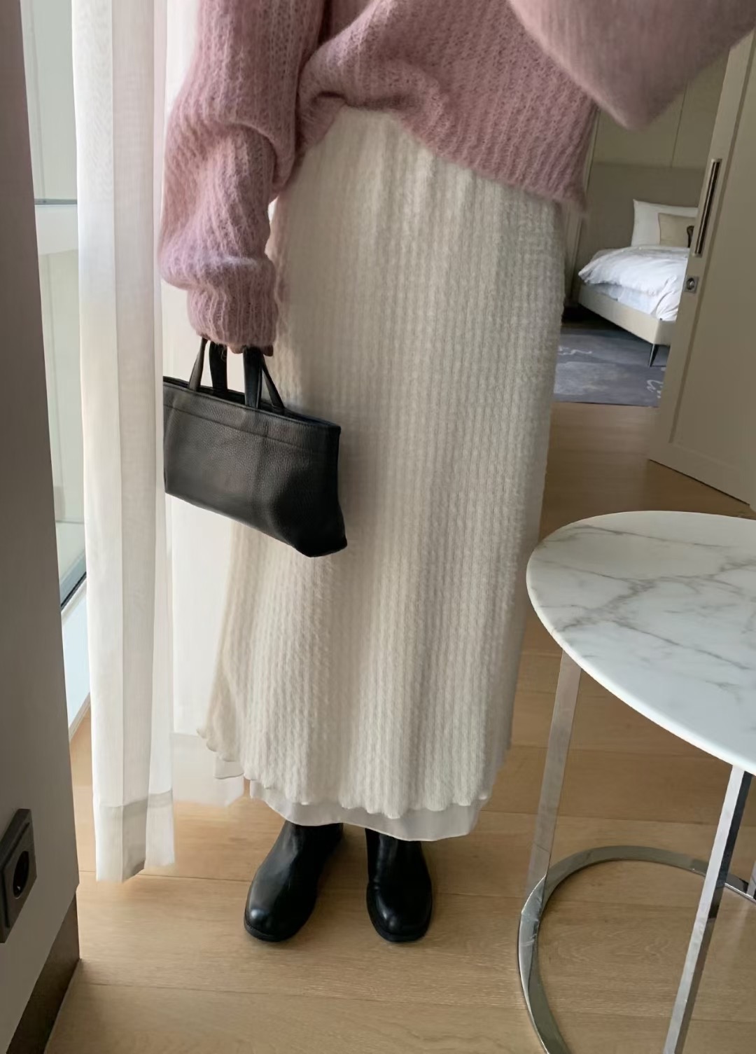 MELLOUNGE-멜라운지-T東大門㊣實拍女裝新款熱賣時尚長裙MELLOUNGE-T長裙