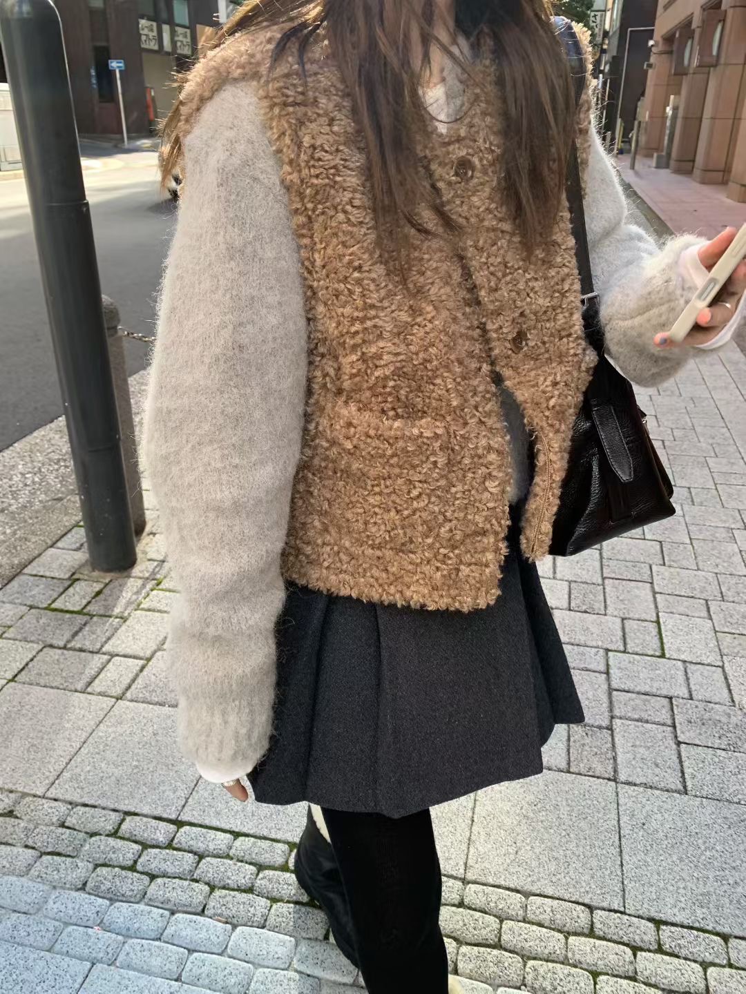 MELLOUNGE-멜라운지-T東大門㊣直郵女士新款25秋冬職業馬甲MELLOUNGE-T馬甲