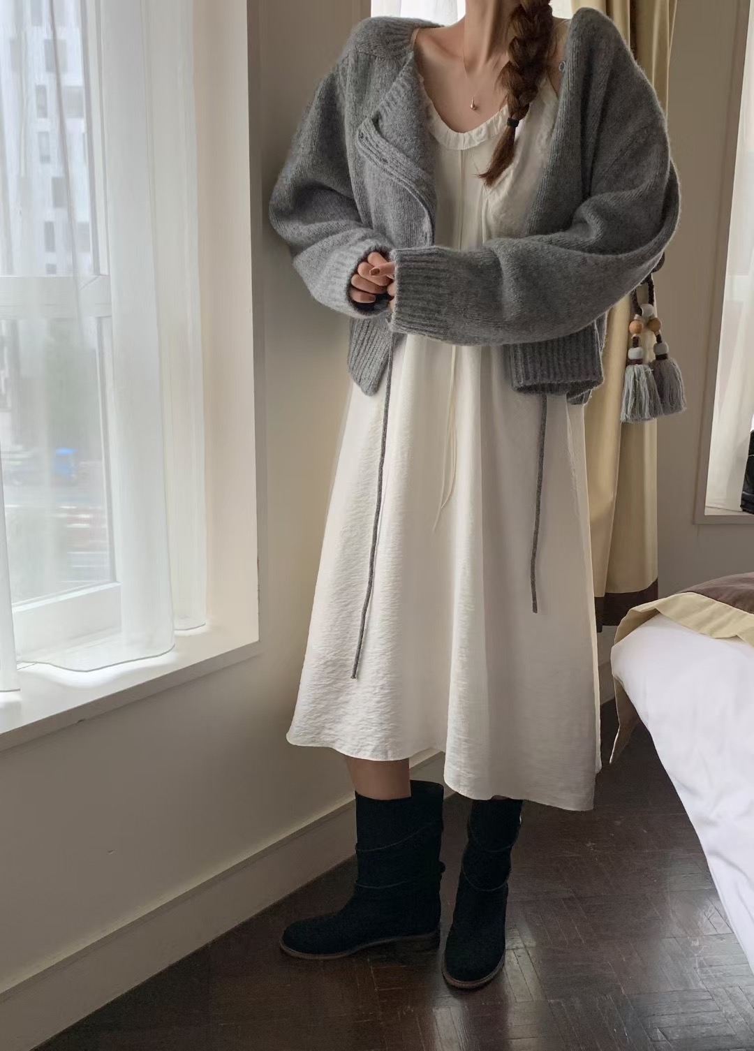 MELLOUNGE-멜라운지-T東大門㊣直郵女裝新款休閑推薦連衣裙MELLOUNGE-T連衣裙