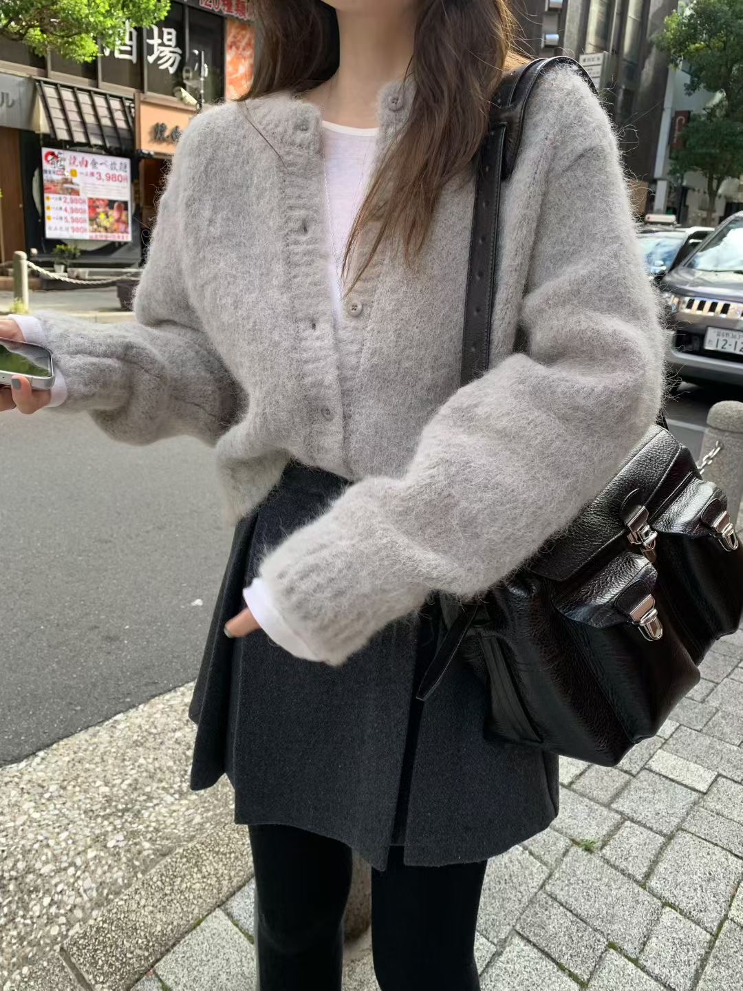 MELLOUNGE-멜라운지-T韓國直郵㊣女裝新品時尚休閑針織衫MELLOUNGE-T針織衫圖色1