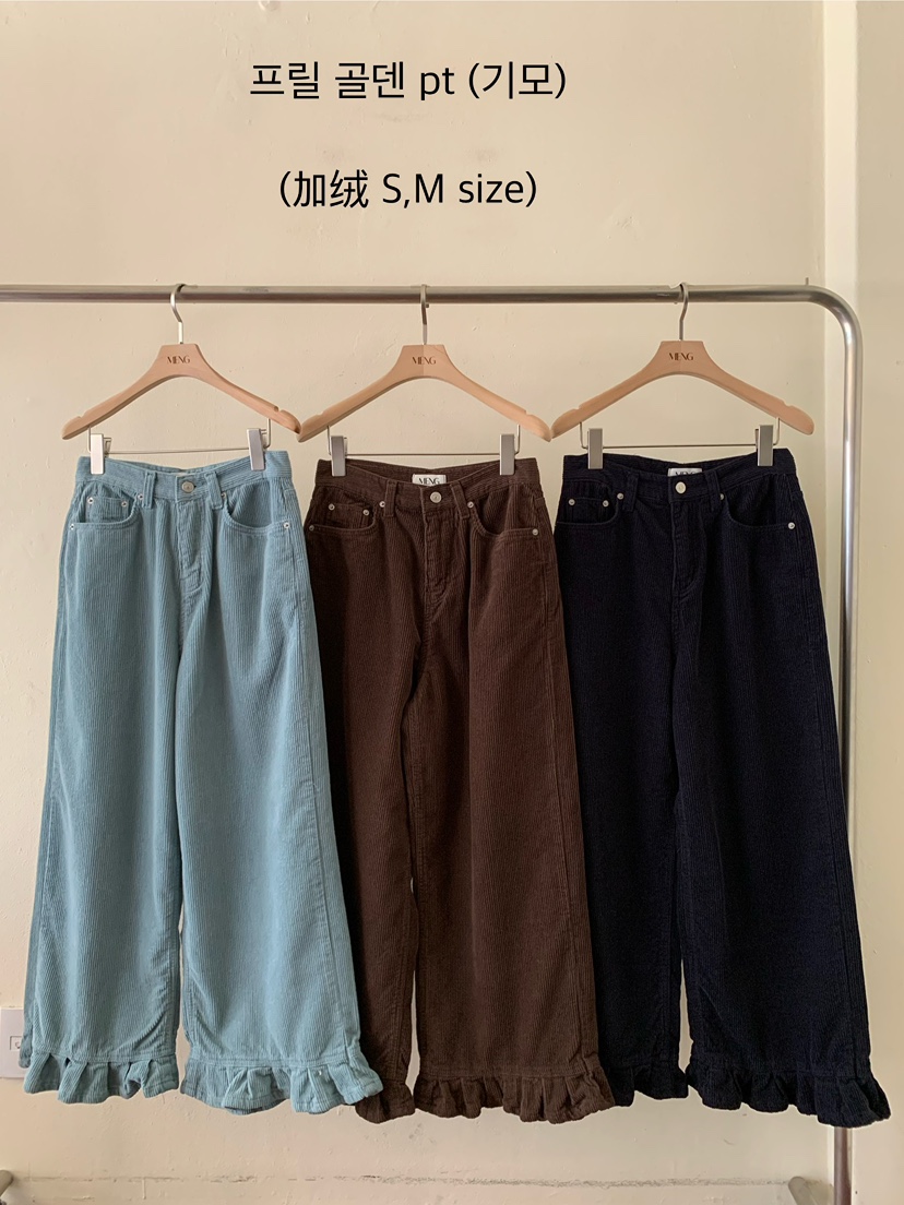 MENG韓國代購㊣女士新品推薦休閑熱賣職業25秋冬時尚休閑褲MENG休閑褲