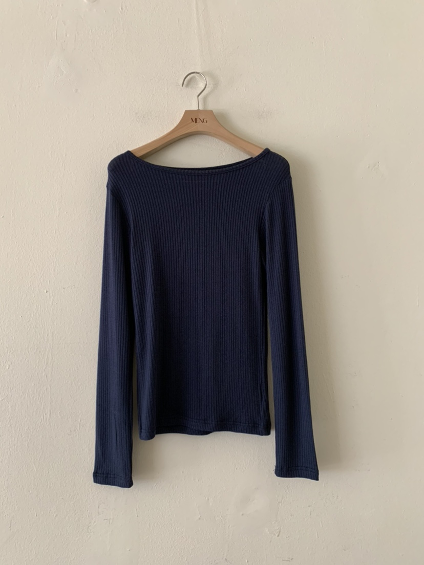 MENG韓國代購㊣女裝新款熱賣人氣職業25秋冬時尚推薦長袖T恤MENG長袖T恤圖色1