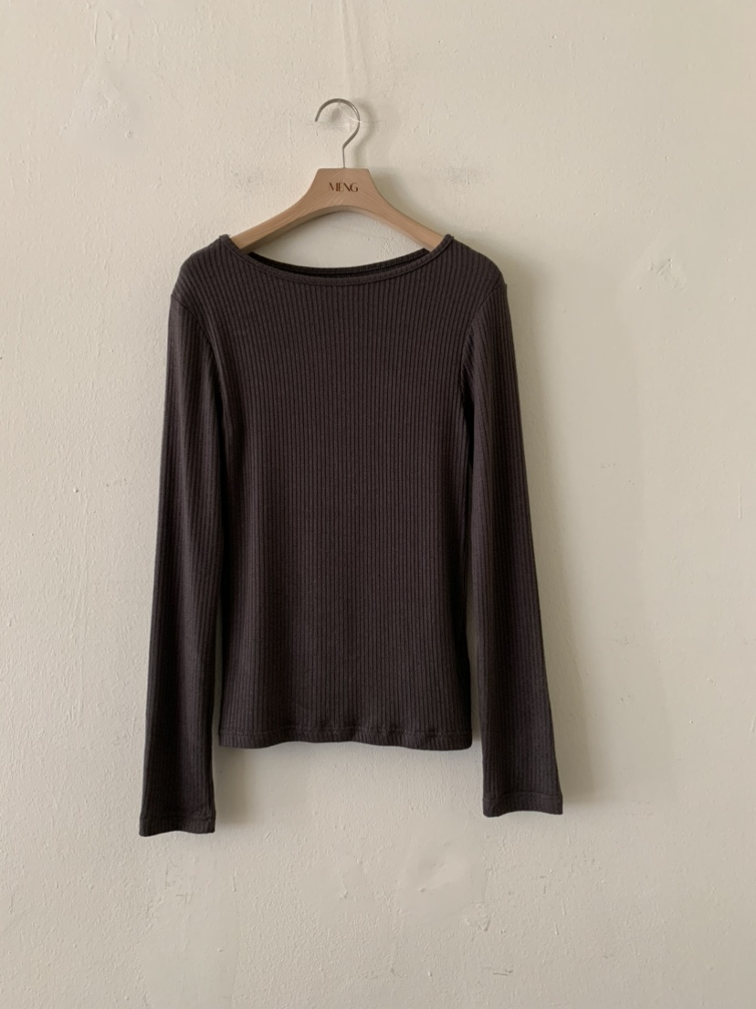 MENG韓國代購㊣女裝新款熱賣人氣職業25秋冬時尚推薦長袖T恤MENG長袖T恤圖色3