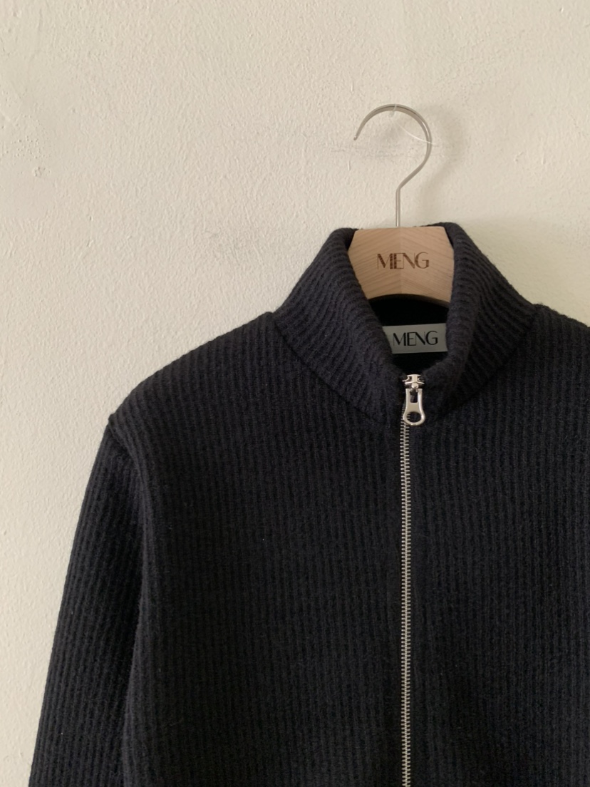 MENG韓國直郵㊣女士新款熱賣人氣真品休閑針織衫安哥拉拉鏈MENG針織衫