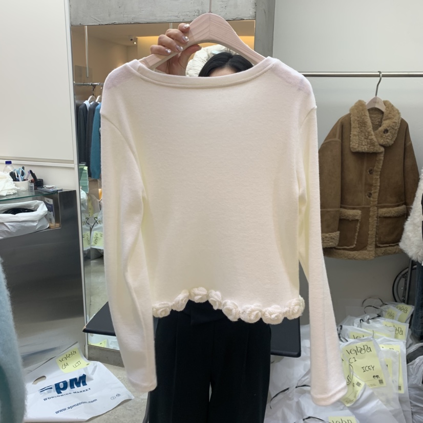 Verbena韓國直郵㊣女裝新品人氣推薦25秋冬熱賣真品長袖T恤Verbena長袖T恤