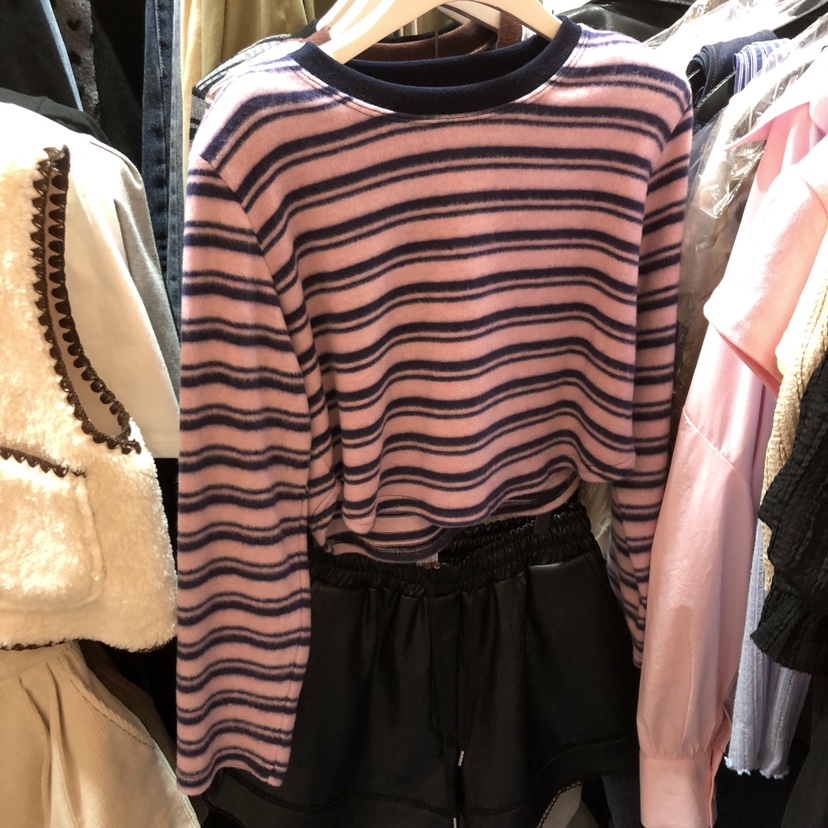 OZ東大門㊣直郵女裝新款時尚熱賣職業25秋冬人氣真品長袖T恤OZ.ounce長袖T恤圖色3