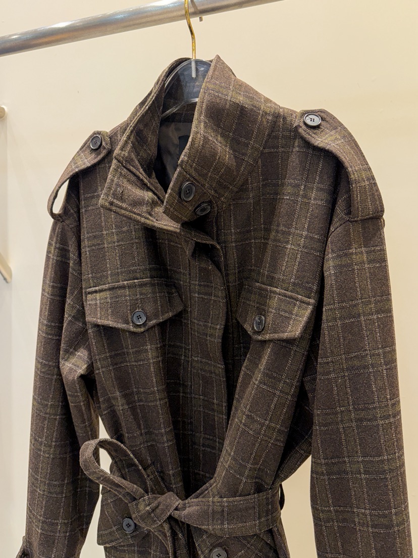 81 MARKET-L東大門㊣直郵女裝新品25秋冬休閑時尚夾克含腰帶81 MARKET-L夾克