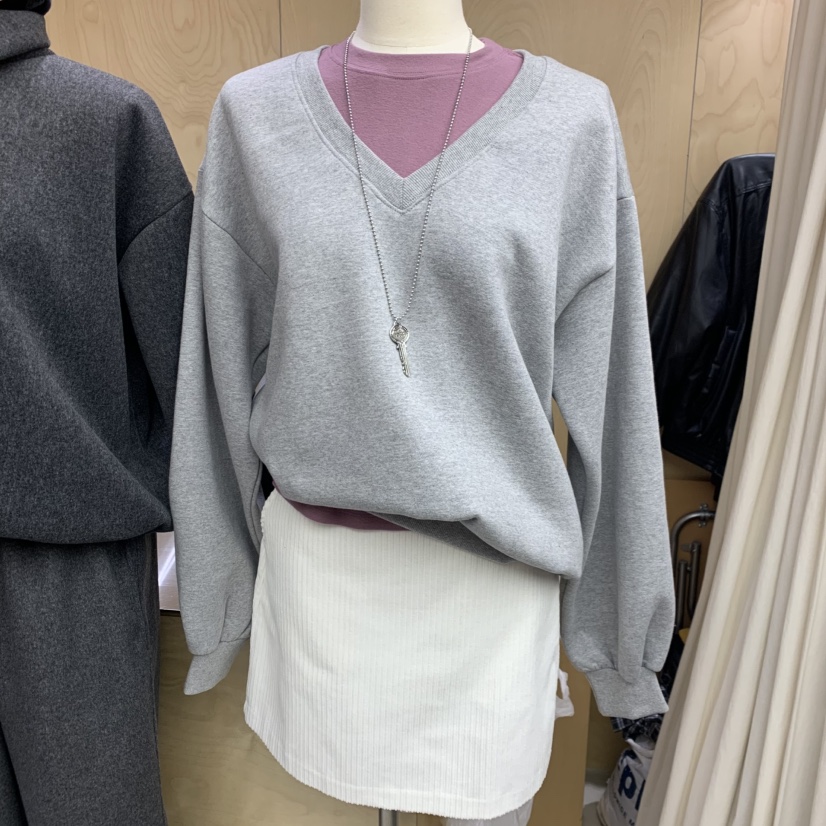 PLEASURE東大門㊣直郵女裝新品時尚推薦休閑25秋冬衛衣加絨PLEASURE衛衣