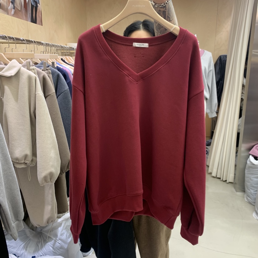 PLEASURE東大門㊣直郵女裝新品時尚推薦休閑25秋冬衛衣加絨PLEASURE衛衣圖色2