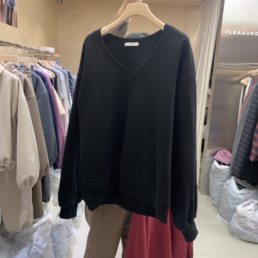 PLEASURE東大門㊣直郵女裝新品時尚推薦休閑25秋冬衛衣加絨PLEASURE衛衣圖色3