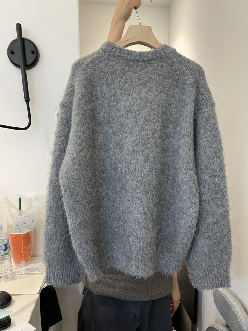 OUVIR東大門㊣代購女裝新品25秋冬休閑推薦職業人氣毛衣毛絨O.V.R/OUVIR毛衣