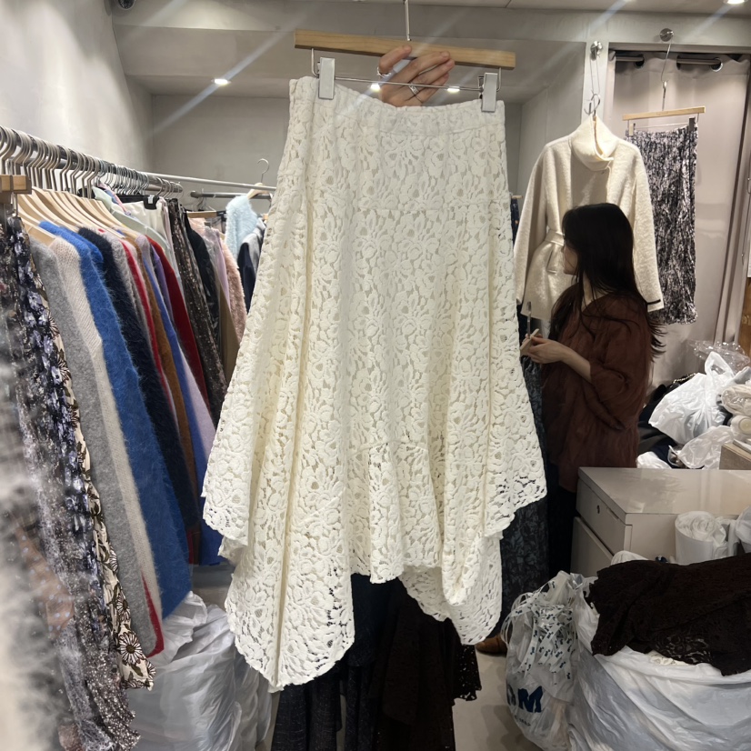 LOGROAD韓國代購㊣女士新品時尚真品推薦25秋冬半身裙中短裙LOG ROAD半身裙/中短裙