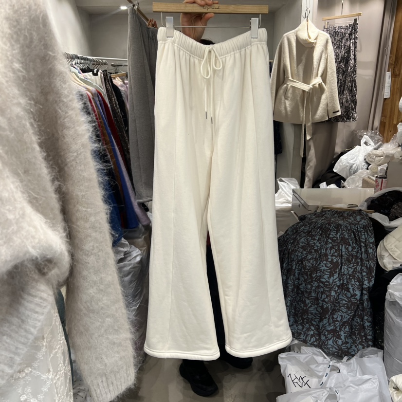 LOGROAD韓國直郵㊣女裝新品真品時尚職業人氣熱賣休閑褲加絨LOG ROAD休閑褲圖色1