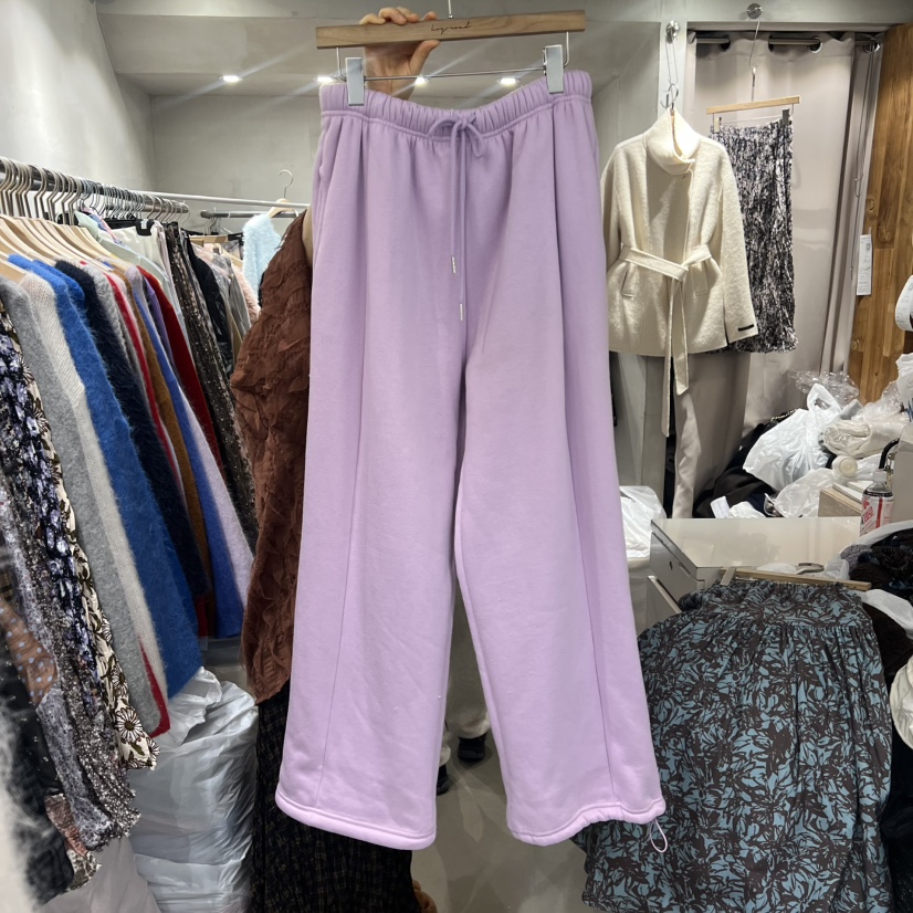 LOGROAD韓國直郵㊣女裝新品真品時尚職業人氣熱賣休閑褲加絨LOG ROAD休閑褲圖色2