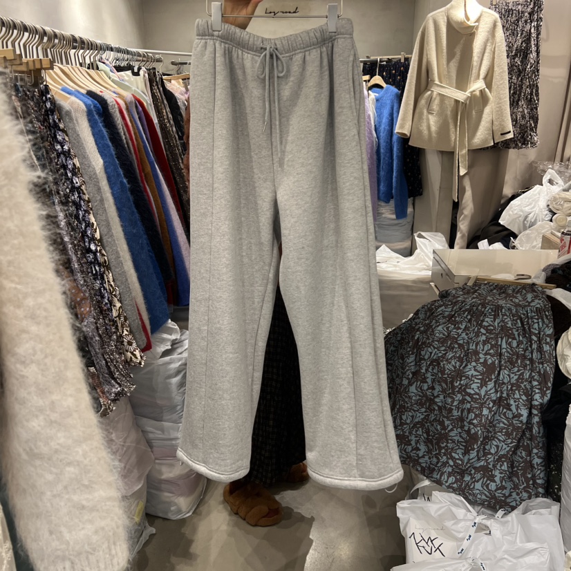 LOGROAD韓國直郵㊣女裝新品真品時尚職業人氣熱賣休閑褲加絨LOG ROAD休閑褲圖色3