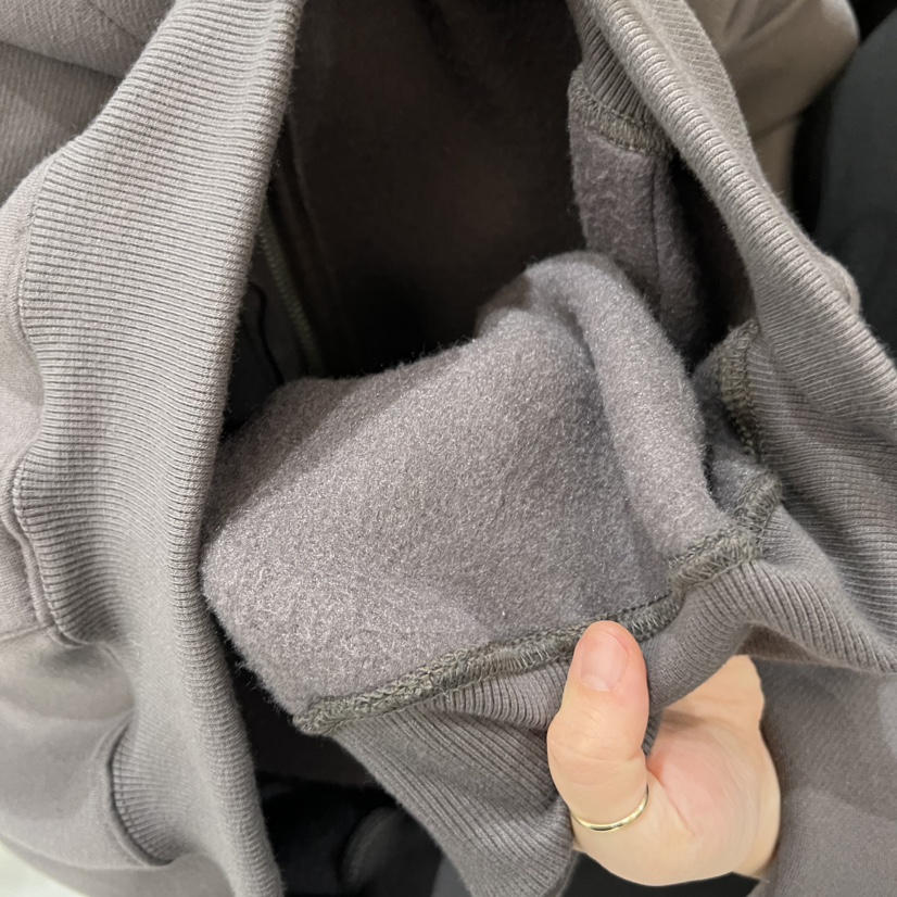 HOWFF韓國代購㊣女士新款熱賣25秋冬夾克連帽拉鏈衫加絨混紡HOWFF夾克