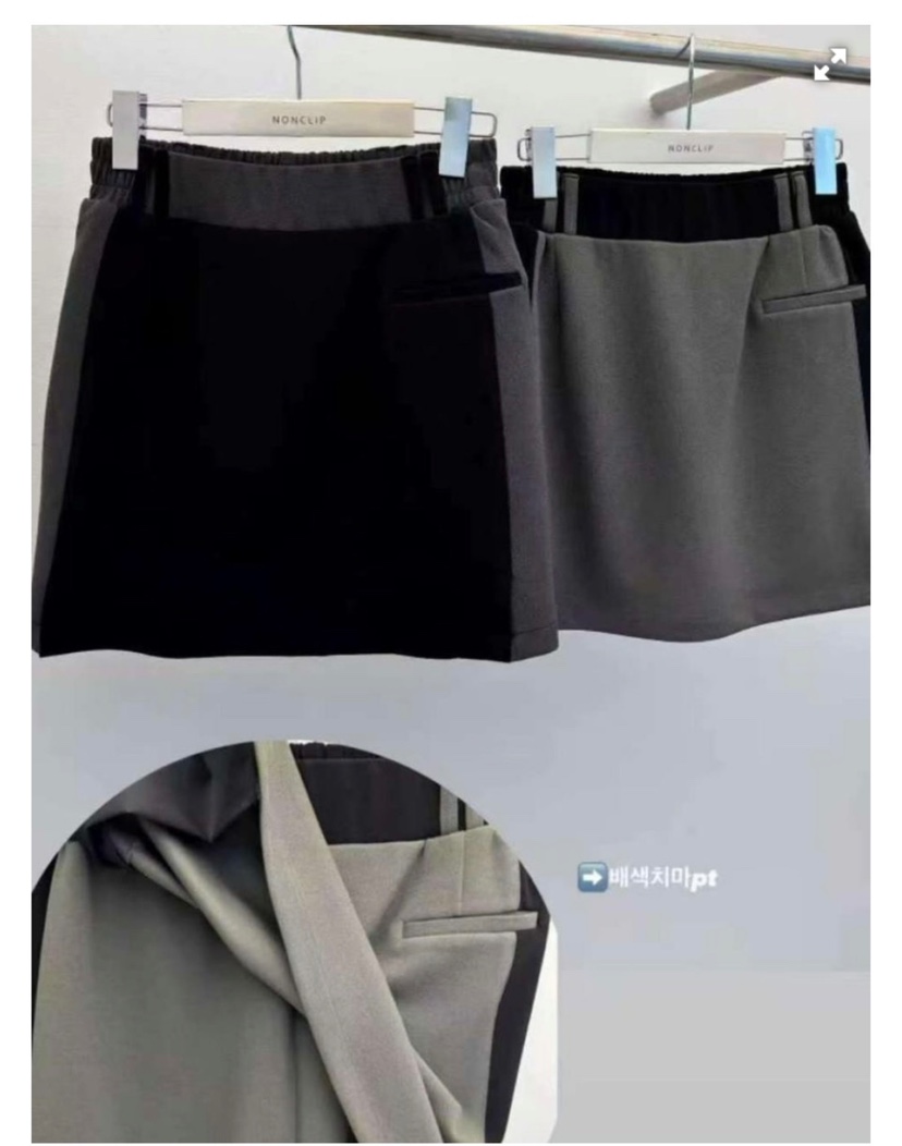 NON CLIP韓國代購㊣女士新款25秋冬人氣熱賣真品時尚推薦短裙NON CLIP短裙
