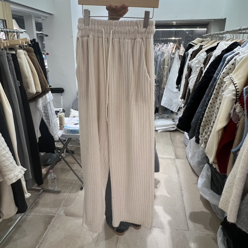 ARANCIA東大門㊣代購女士新品25秋冬人氣熱賣推薦休閑褲條紋ARANCIA休閑褲圖色1