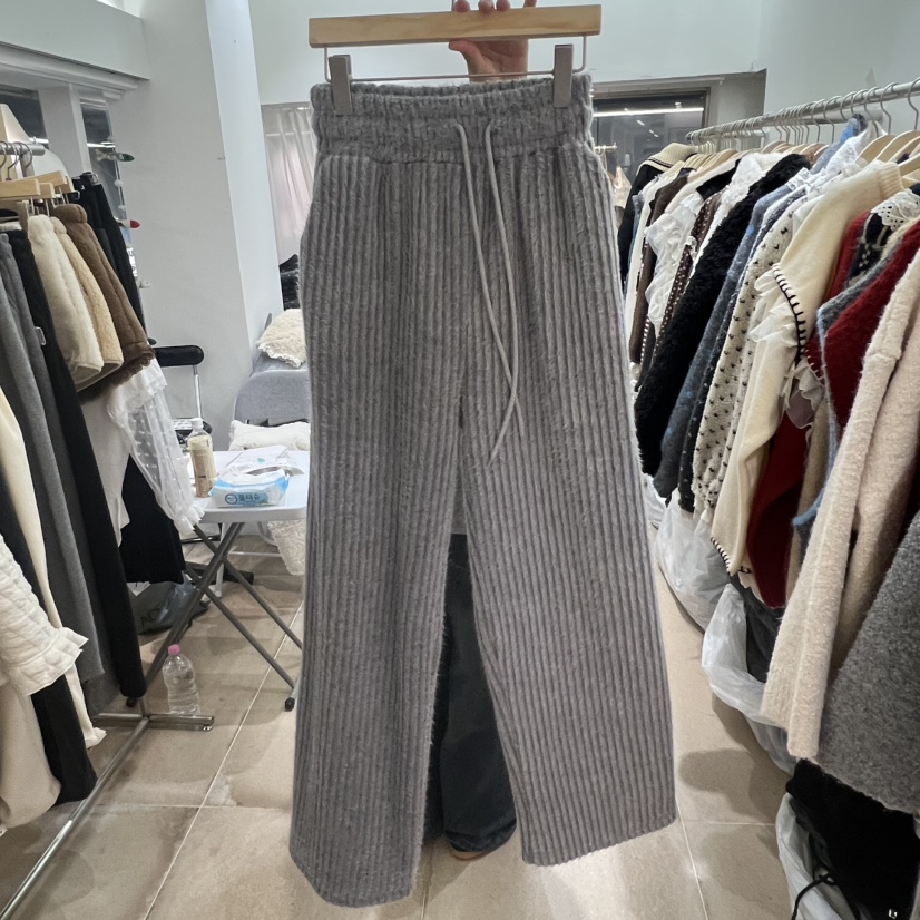 ARANCIA東大門㊣代購女士新品25秋冬人氣熱賣推薦休閑褲條紋ARANCIA休閑褲圖色2