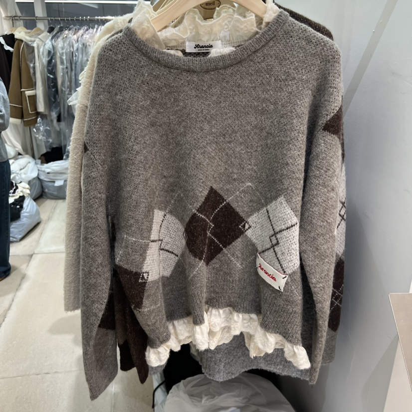 ARANCIA東大門㊣代購女裝新品25秋冬職業熱賣人氣真品休閑毛衣ARANCIA毛衣圖色2