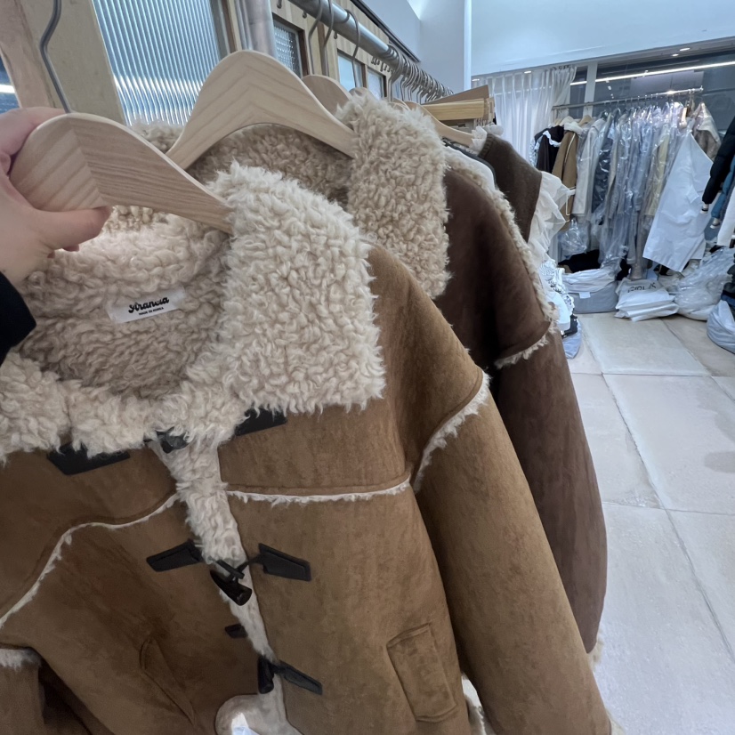 ARANCIA東大門㊣直郵女裝新款時尚人氣休閑25秋冬真品夾克毛皮ARANCIA夾克