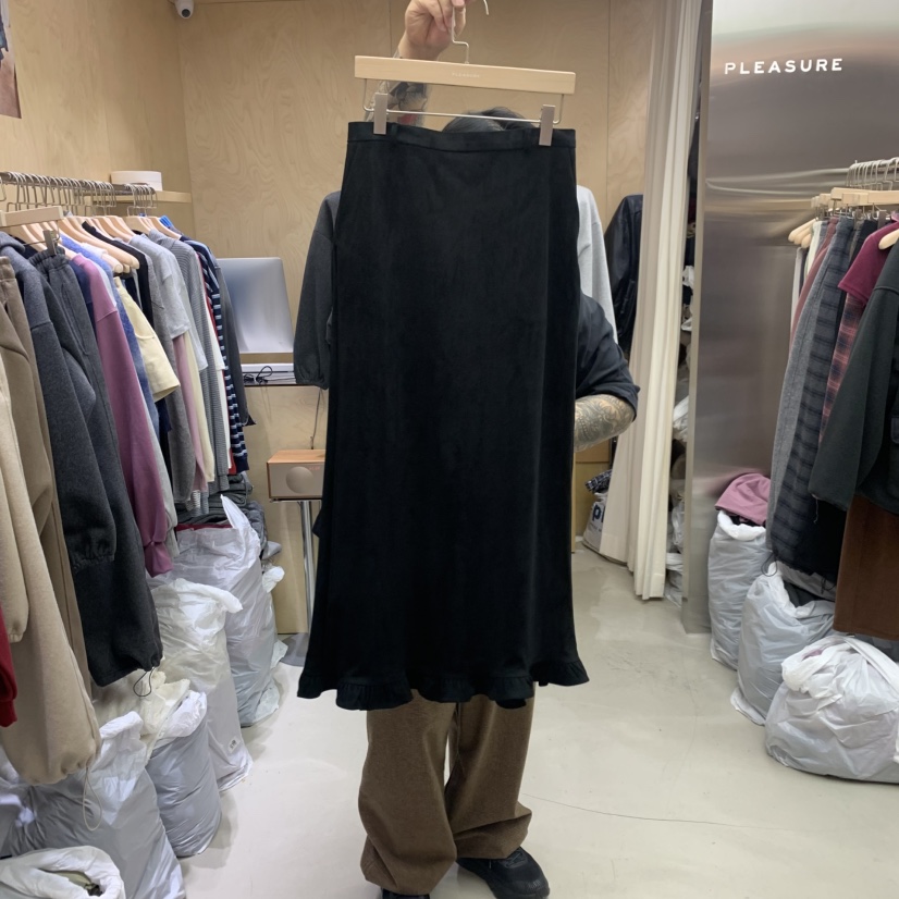 PLEASURE韓國直郵㊣女士新款真品職業推薦休閑時尚熱賣長裙絨PLEASURE長裙圖色3