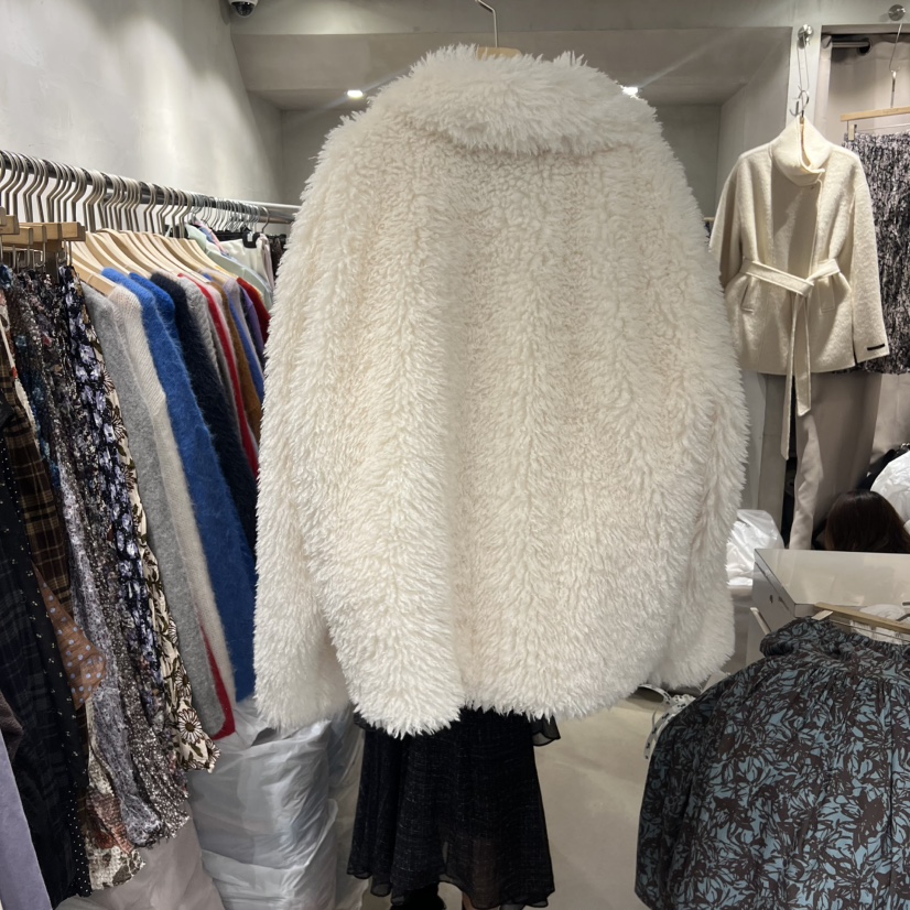 LOGROAD韓國代購㊣女士新款時尚真品推薦25秋冬職業短款大衣LOG ROAD短款大衣