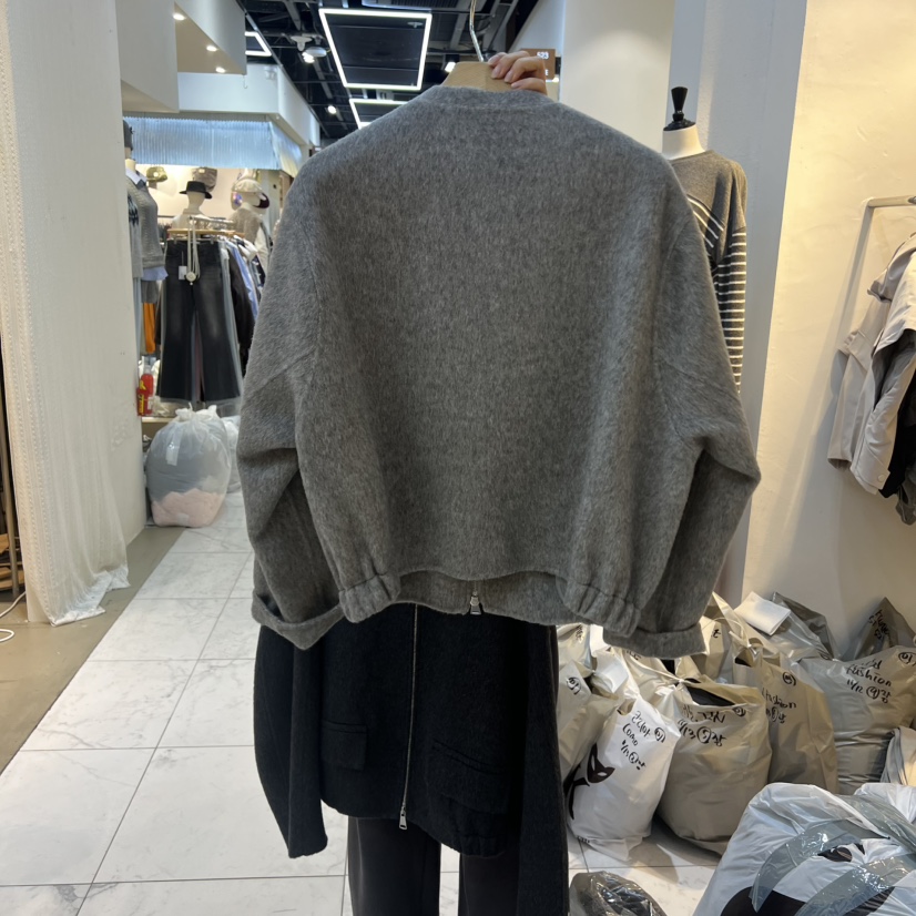 EYEFUL-Q韓國直郵㊣女裝新款人氣熱賣25秋冬休閑時尚夾克拉鏈eyeful夾克