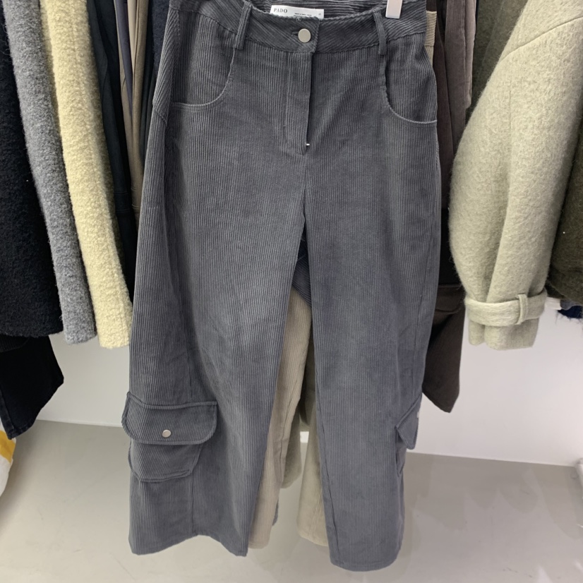 PADO東大門㊣代購女士新品時尚25秋冬人氣推薦真品休閑褲口袋PADO休閑褲圖色1