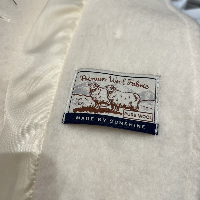 HOWFF東大門㊣代購女裝新品休閑推薦時尚職業熱賣短款大衣羊駝HOWFF短款大衣