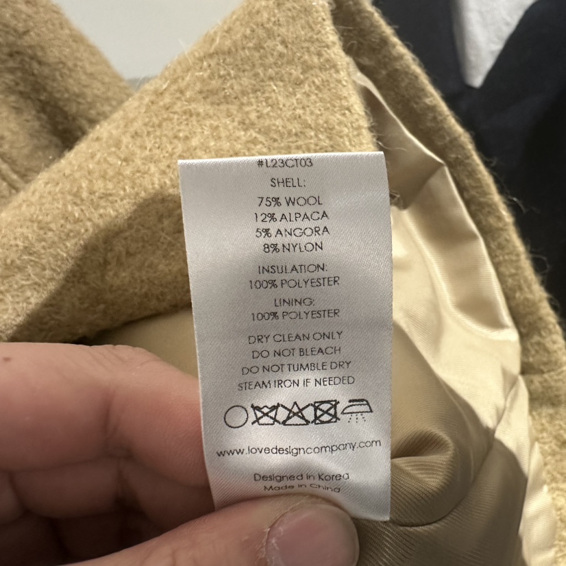 LOVE YOU SO MUCH/MORE THAN YESTERDAY東大門㊣實拍女裝新品職業中長款大衣LYSM/MORE THAN YESTERDAY中長款大衣