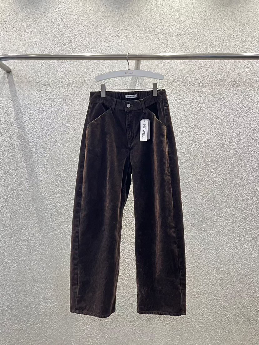 HOWELL東大門㊣代購女裝新款熱賣真品25秋冬推薦人氣休閑褲HOWELL休閑褲圖色1
