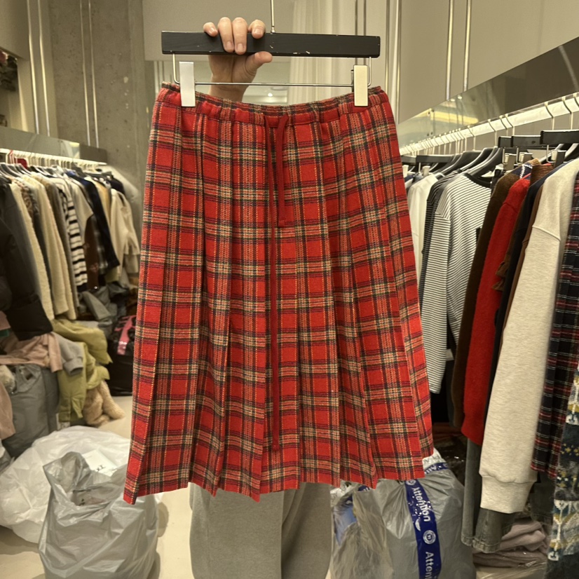 ARTE STUDIO東大門㊣直郵女士新品熱賣推薦半身裙中短裙格子ARTE STUDIO半身裙/中短裙圖色1