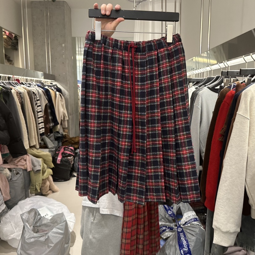 ARTE STUDIO東大門㊣直郵女士新品熱賣推薦半身裙中短裙格子ARTE STUDIO半身裙/中短裙圖色2