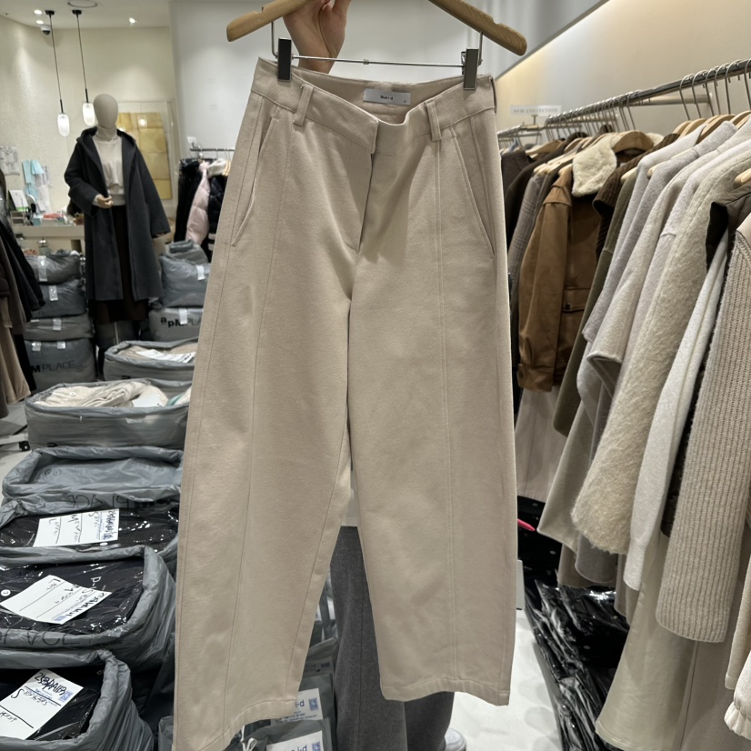 BLUEI-D韓國直郵㊣女裝新款人氣推薦休閑職業時尚熱賣休閑褲Blue i-d休閑褲圖色1