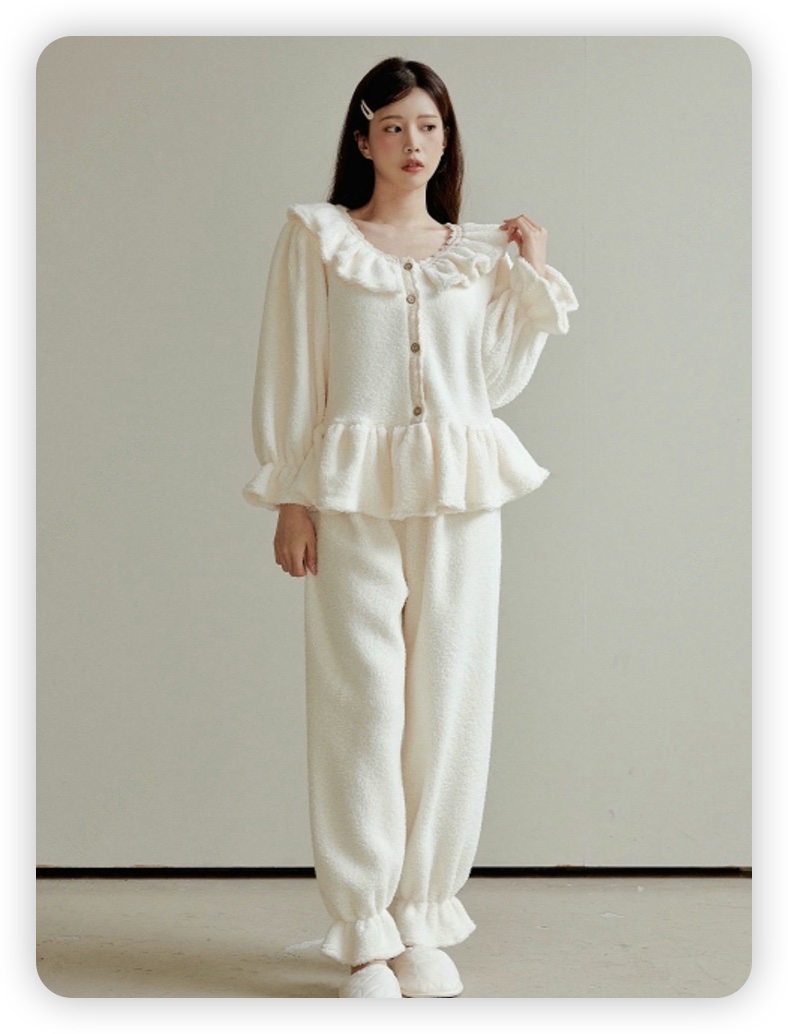 LUNALUZ-L韓國直郵㊣女裝新款職業時尚25秋冬休閑人氣睡衣LUNALUZ睡衣