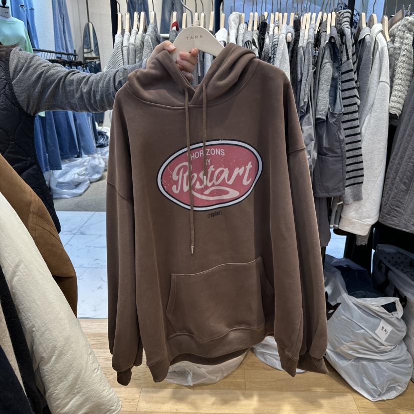 TARA東大門㊣實拍女士新品時尚休閑真品25秋冬熱賣人氣衛衣TARA衛衣圖色2