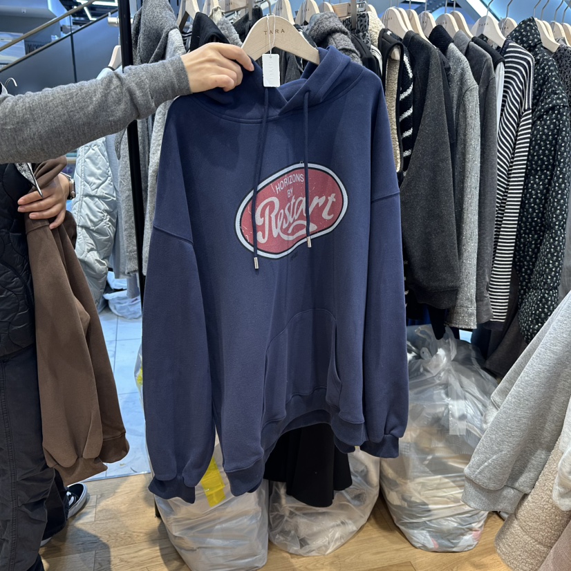 TARA東大門㊣實拍女士新品時尚休閑真品25秋冬熱賣人氣衛衣TARA衛衣圖色3