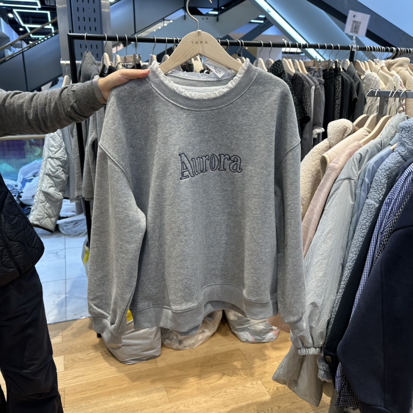 TARA東大門㊣代購女士新款熱賣休閑推薦25秋冬真品時尚衛衣TARA衛衣圖色2