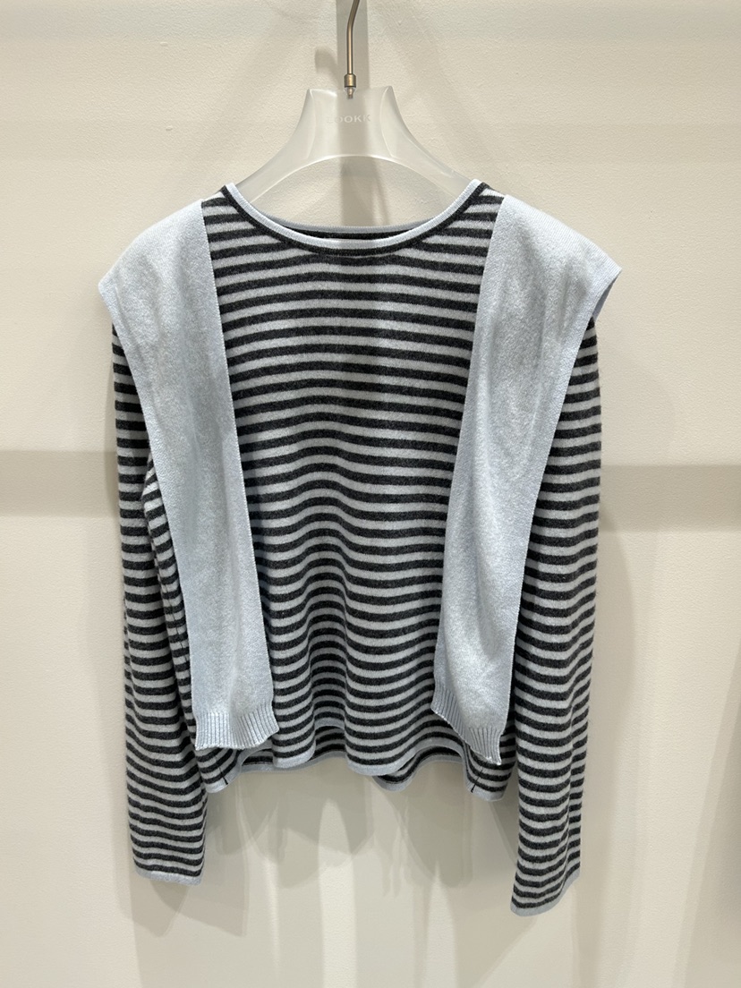 LOOKK東大門㊣代購女裝新款推薦人氣休閑職業真品針織衫含圍巾LOOKK針織衫圖色1