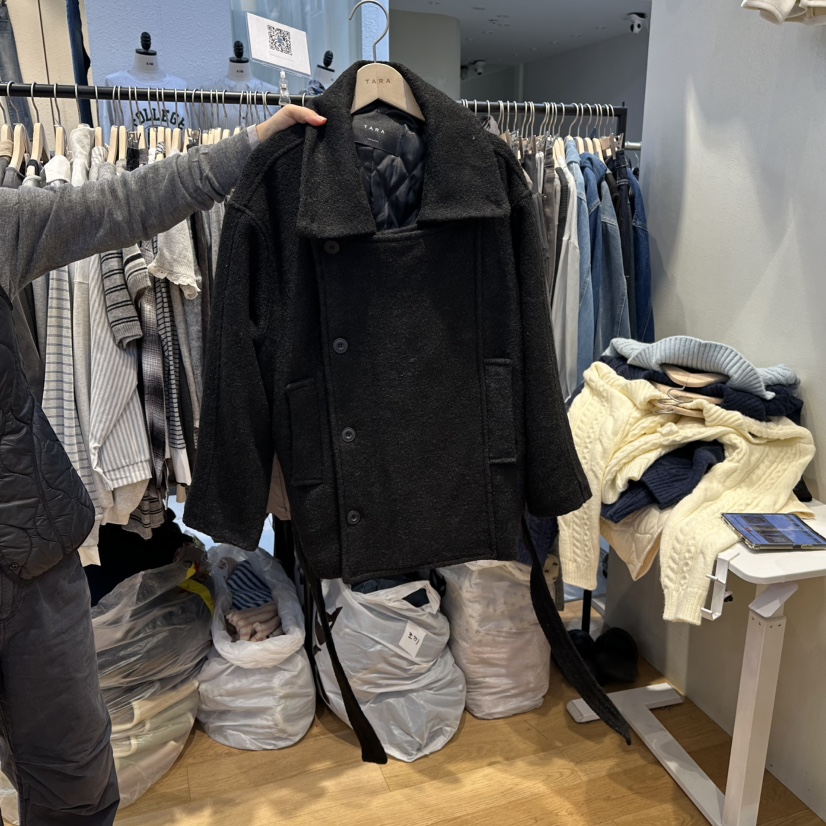 TARA韓國代購㊣女裝新款時尚熱賣人氣25秋冬真品職業推薦夾克TARA夾克圖色2