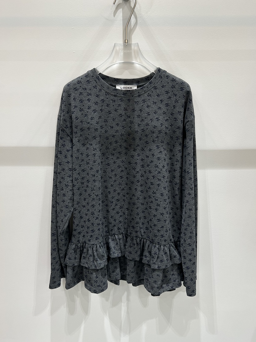 LOOKK東大門㊣實拍女裝新品休閑職業人氣時尚25秋冬長袖T恤LOOKK長袖T恤圖色1