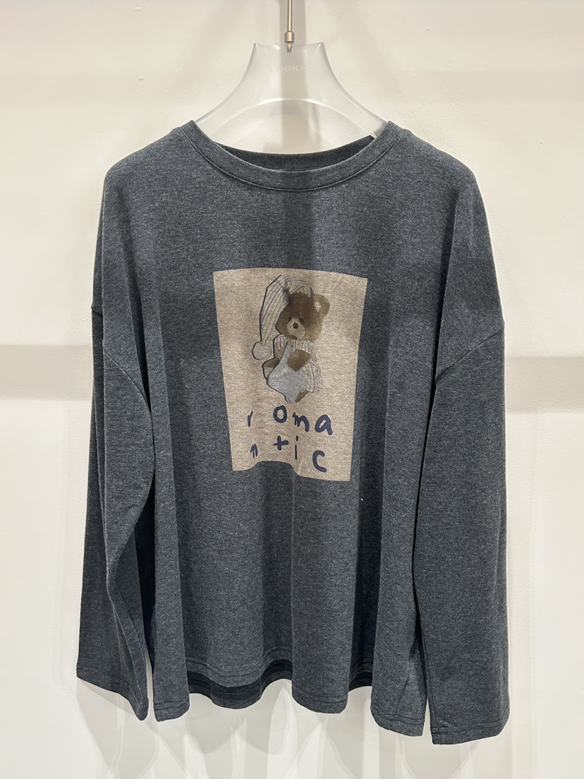 LOOKK東大門㊣實拍女裝新品熱賣真品職業時尚25秋冬長袖T恤LOOKK長袖T恤圖色2