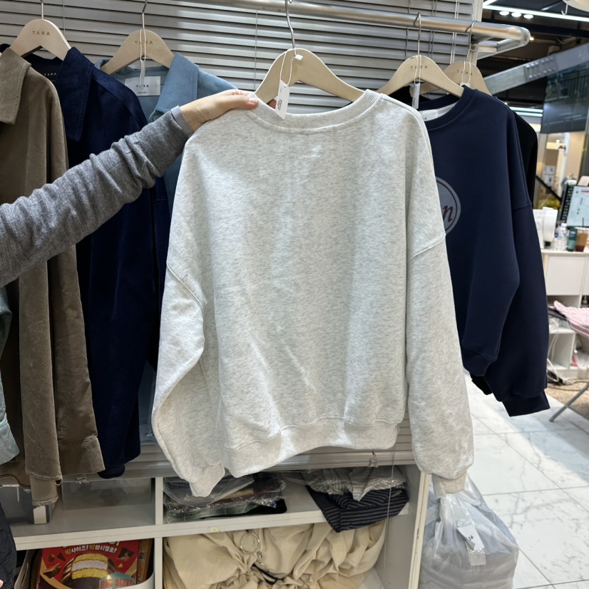 TARA韓國代購㊣女士新款25秋冬推薦職業時尚真品熱賣人氣衛衣TARA衛衣