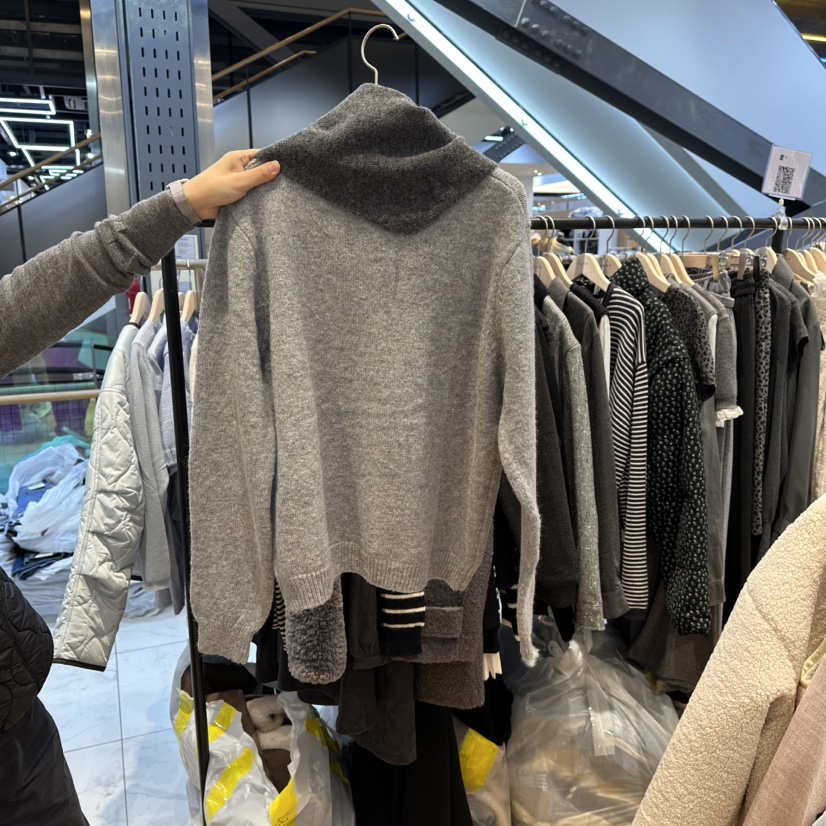 TARA韓國代購㊣女裝新款推薦熱賣時尚職業針織衫羊毛衫含圍巾TARA針織衫